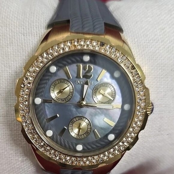Invicta Angel Women\'s Gold Tone Stainless Multifunction Quartz Watch 29088 main image 6